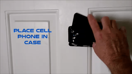 Cell phone peephole hack snap in phone 